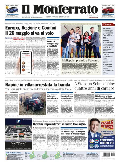 Il Monferrato - Edizione 40 del 24/05/2019